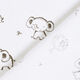 GOTS Baumwollpopeline Baby-Elefanten – weiss,  thumbnail number 4