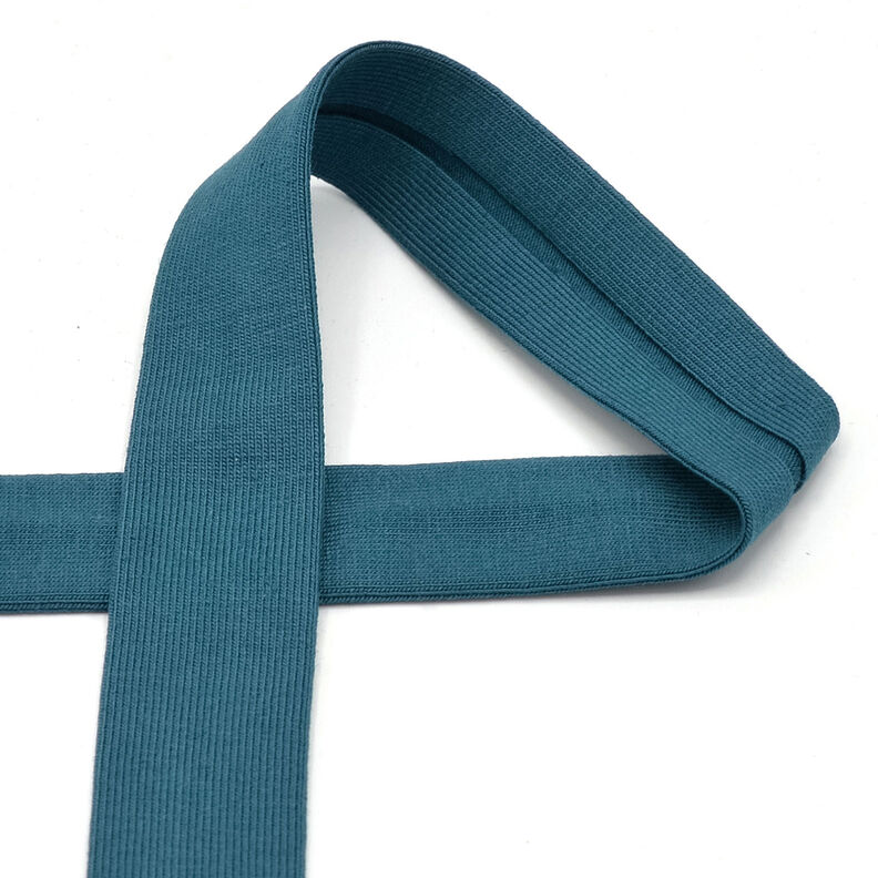 Schrägband Baumwolljersey [20 mm] – petrol,  image number 1