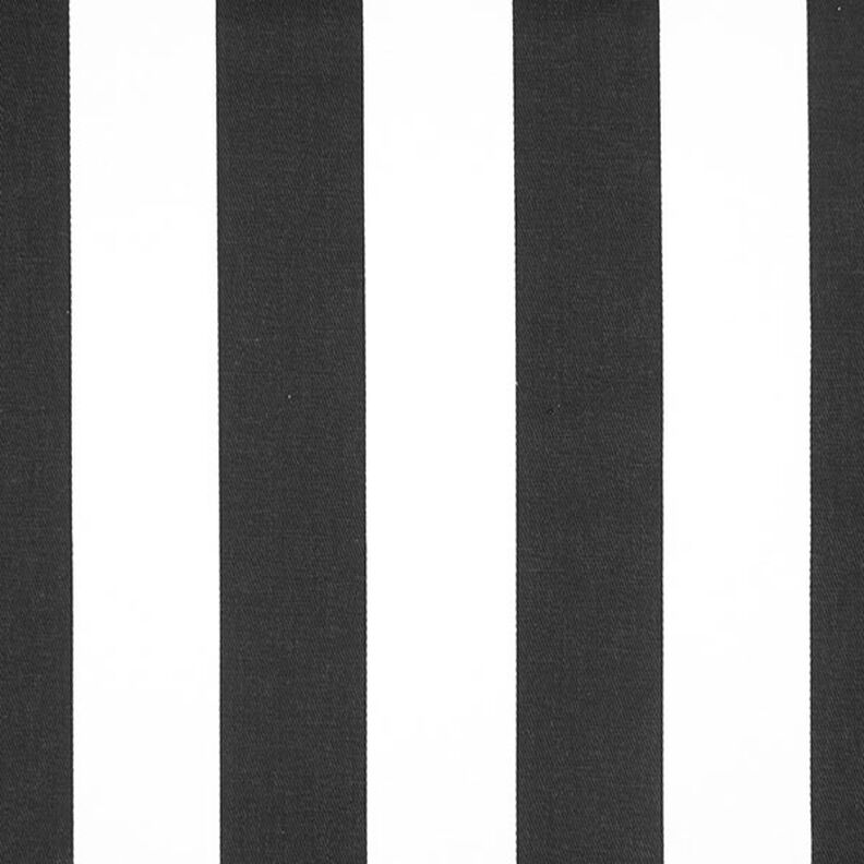 Baumwollköper Streifen – schwarz/weiß,  image number 1