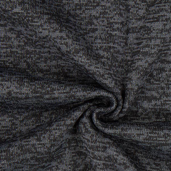 Strickfleece – anthrazit | Reststück 50cm