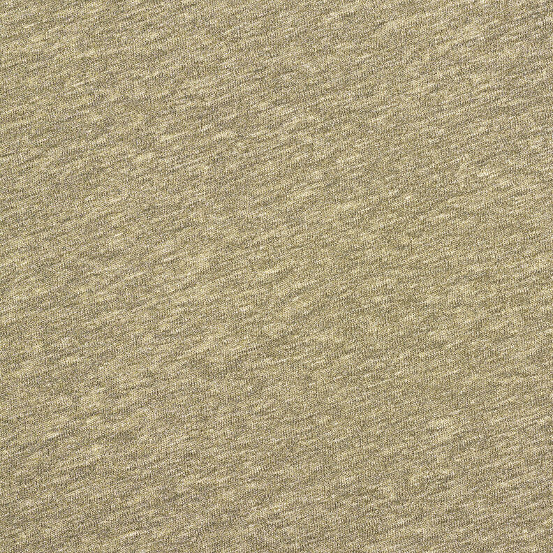 Leinenjersey Schimmer Melange – khaki/gold metallic,  image number 1