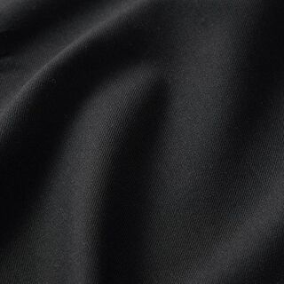 Feiner Baumwollstoff Uni – schwarz, 