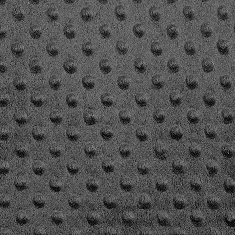 Kuschelfleece geprägte Punkte – schwarz,  image number 1