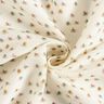Glänzender Baumwollstoff Blümchen – wollweiss,  thumbnail number 3