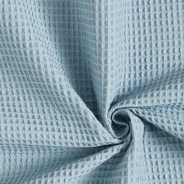 Waffelpiqué – hellblau | Reststück 100cm