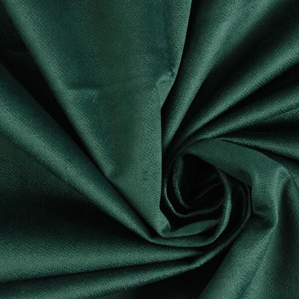 Polsterstoff Samt haustiergeeignet – dunkelgrün | Reststück 50cm