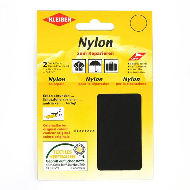 Flicken Nylon – schwarz,  image number 1