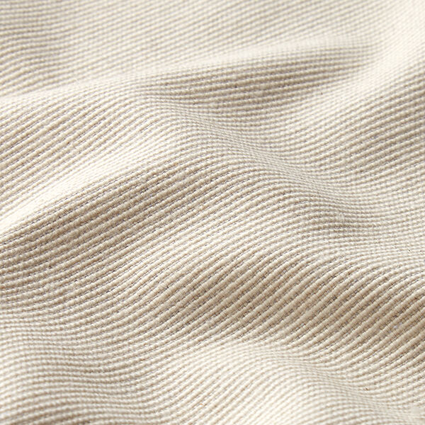 Dekostoff Halbpanama Rippenstruktur recycelte Baumwolle – natur – Muster,  image number 2