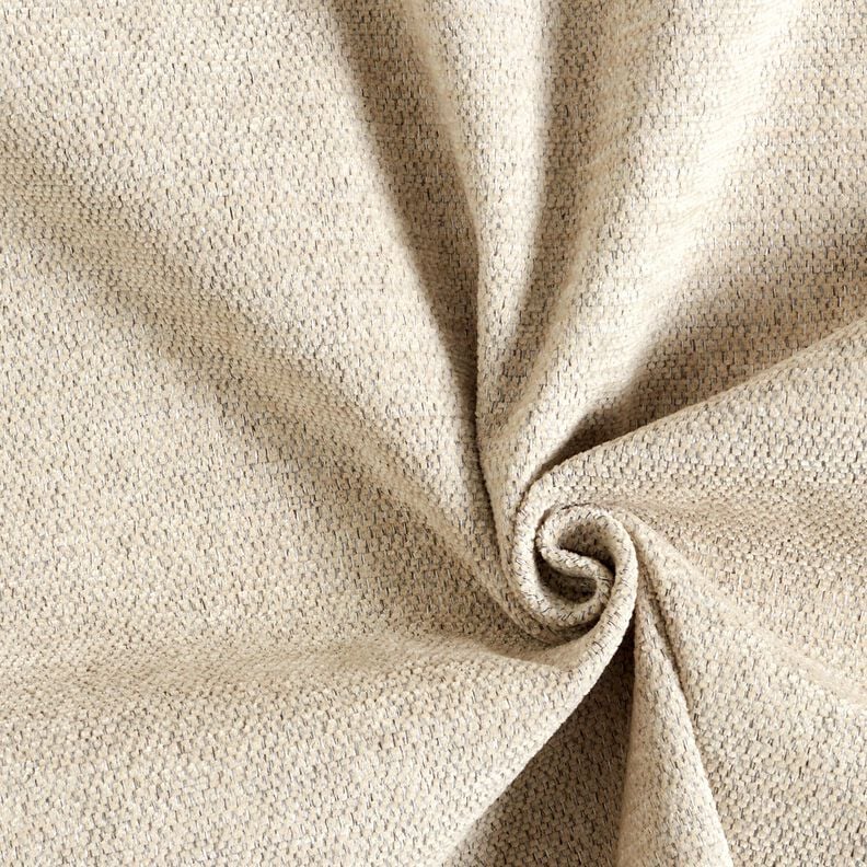 Polsterstoff Chenille Melange – cashew/silbergrau, image number 1