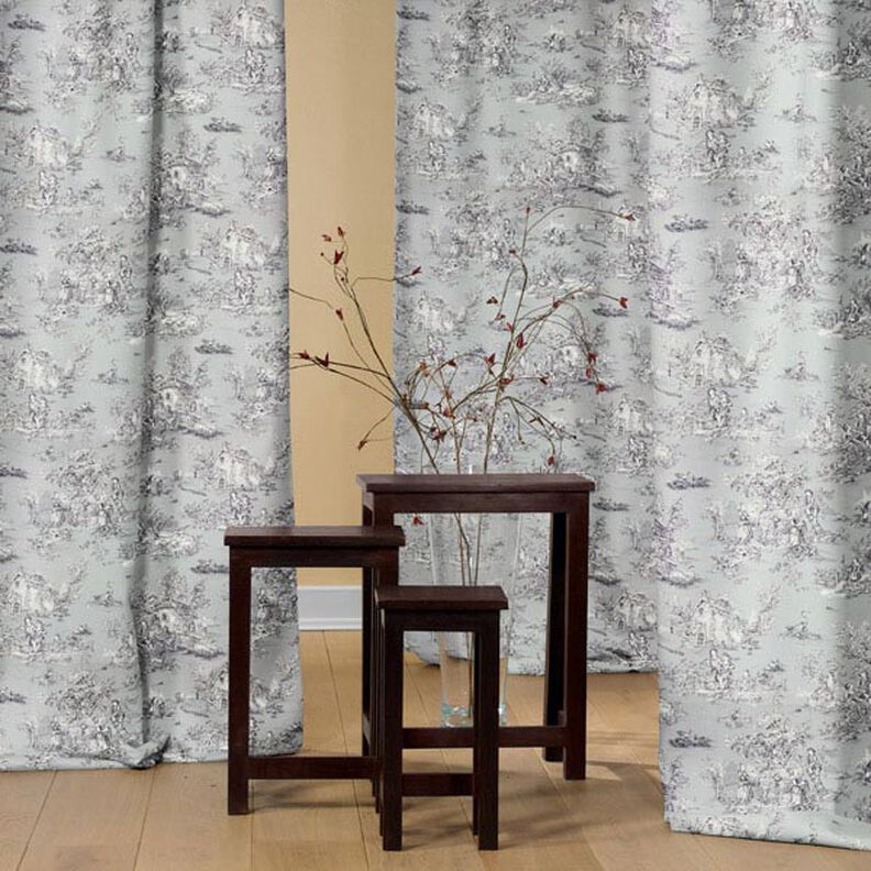 Dekostoff Pastorale 280 cm – grau,  image number 4