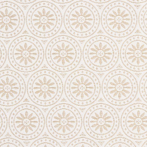 Outdoorstoff Jacquard Kreis-Ornamente – anemone/wollweiss,  image number 1