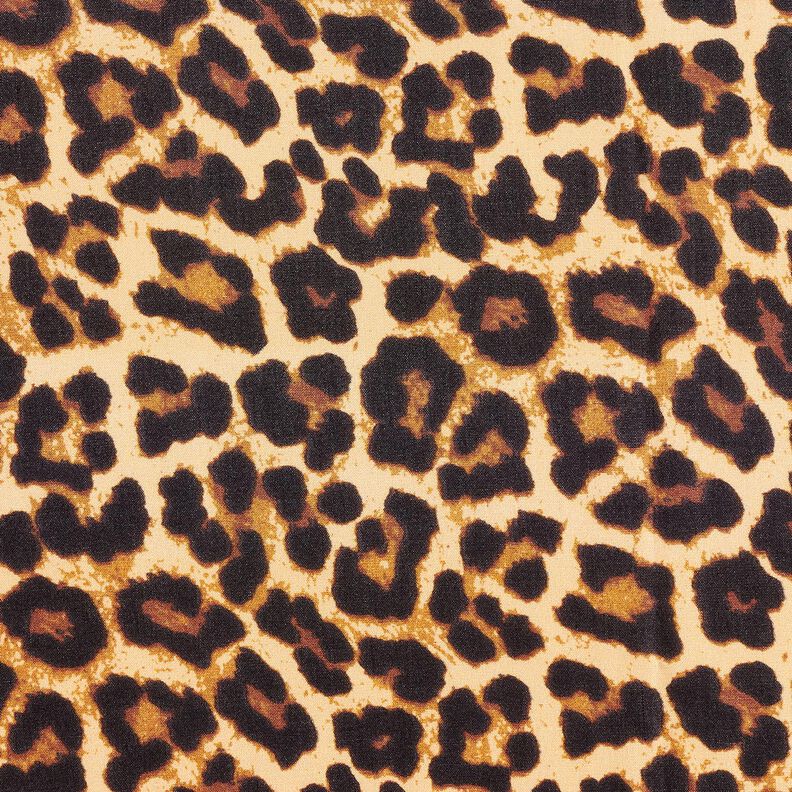 Viskosestoff Leo – beige/schwarz, image number 1