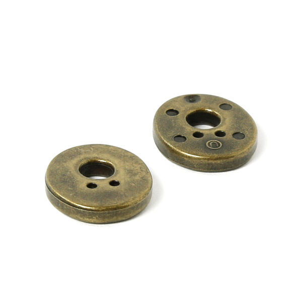 Zahlenknopf 0 - Metalloptik, image number 2