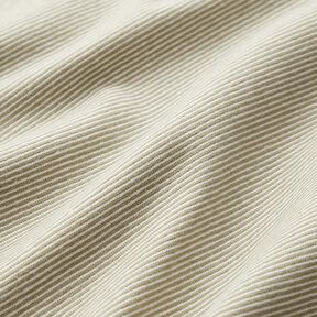 Bündchen Schlauchware schmale Ringel – helloliv/wollweiss, 
