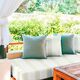 Outdoorstoff Canvas Streifen – grau/gelb,  thumbnail number 8