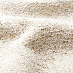 Polsterstoff bunt gewebt – wollweiss/beige | Reststück 70cm, 