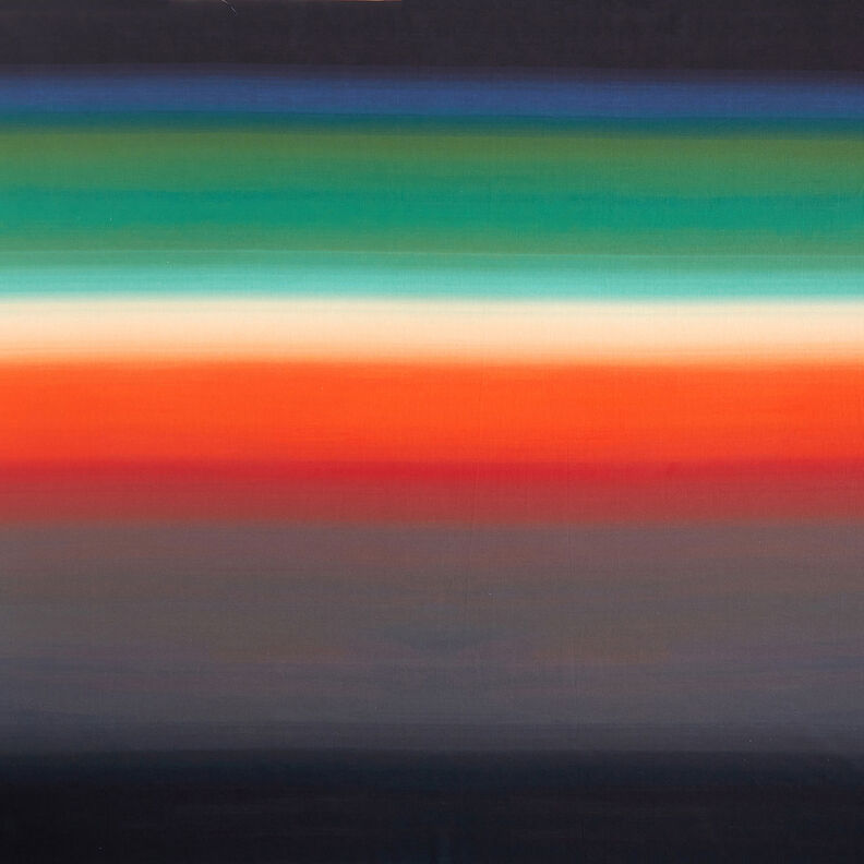 GOTS Baumwollbatist Farbverlauf Sonnenuntergang | TCC x LOOKS by Wolfgang Joop – orange/schiefergrau,  image number 1