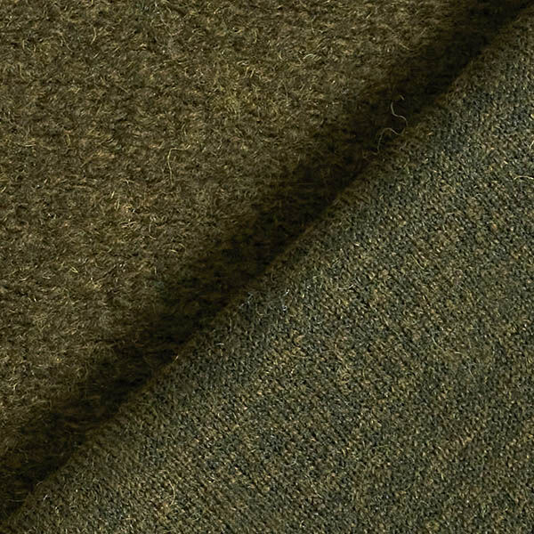 Mantelstrick Woll-Mix Melange – dunkelpinie, image number 3