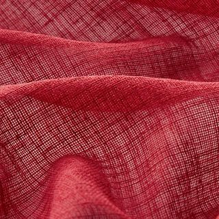 Gardinenstoff Voile Ibiza 295 cm – karminrot, 