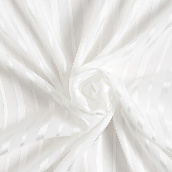 Chiffon Satinstreifen – weiss, image number 4