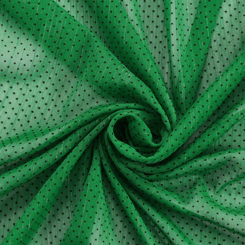 Chiffon Glitzerstreifen und Pünktchen – grün,  image number 3