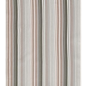 Outdoor Liegestuhlstoff Längsstreifen 44 cm – hellbraun/hellgrau, 