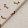Dekostoff Halbpanama Dachshunde – natur/mittelbraun,  thumbnail number 4