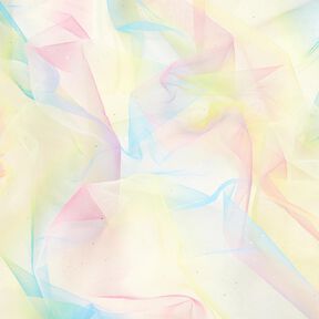 Softmesh Regenbogen Glitzerpunkte, bunt, 