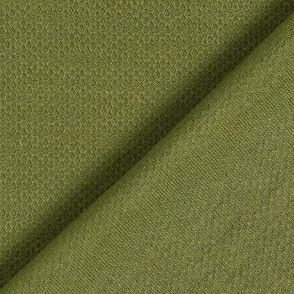 Baumwoll Piqué Uni – oliv, image number 3