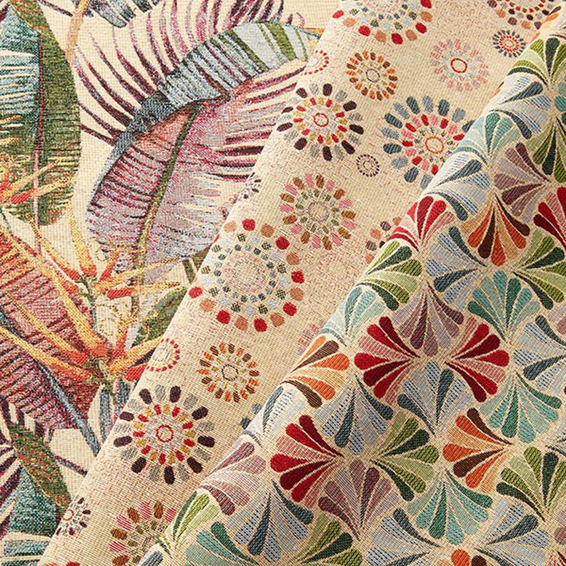 Dekostoff Gobelin Mandalas – hellbeige/rosa, image number 5