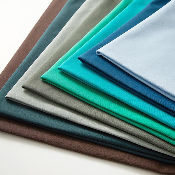 Baumwolljersey Medium Uni – nachtblau | Reststück 100cm