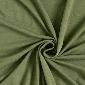 Bambus Viskosejersey Uni – oliv, 