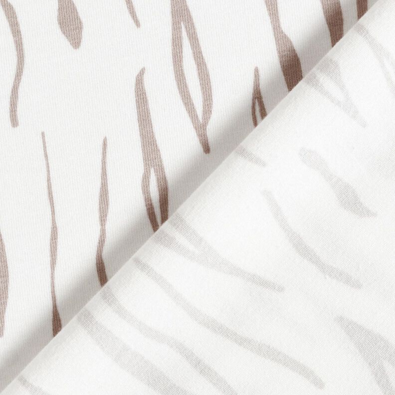 Baumwolljersey Zebra – wollweiss,  image number 4