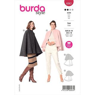 Cape | Burda 6063 | 34-44, 