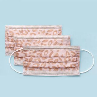 Medizinischer Mundschutz Set  Radical Minimal [20 Stück] | Albstoffe – rosa/beige, 