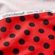 Baumwolljersey Punkte [15 mm] – hellrot/schwarz,  thumbnail number 5