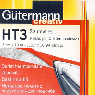 HT3 Saumvlies [10 m x 3 cm] - weiss | Gütermann, 