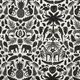 Chenille-Jacquard Barocker Dschungel – schwarz/wollweiss,  thumbnail number 1