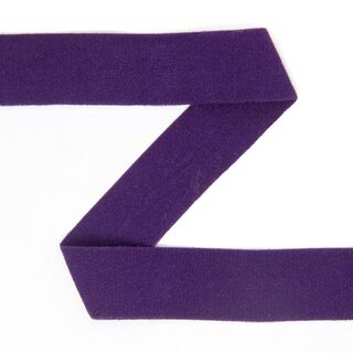 Elastisches Einfassband (Falzgummi), matt - aubergine, 