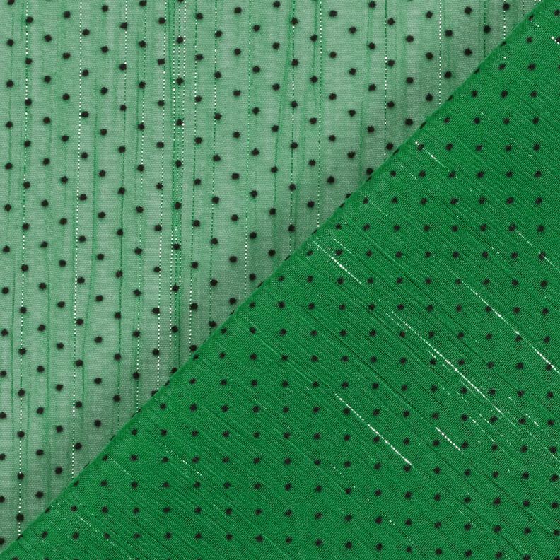 Chiffon Glitzerstreifen und Pünktchen – grün,  image number 4