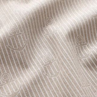 Dekostoff Halbpanama Anker – natur/weiss, 