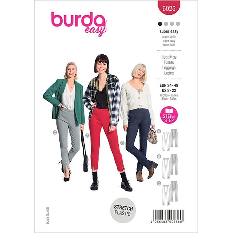 Leggings | Burda 6025 | 34-48,  image number 1