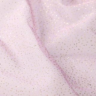 Glitzertüll Royal – flieder/gold | Reststück 50cm