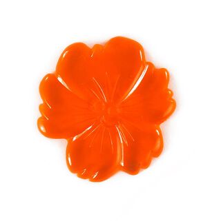 Kunststoffknopf, Neon Flower 3, 