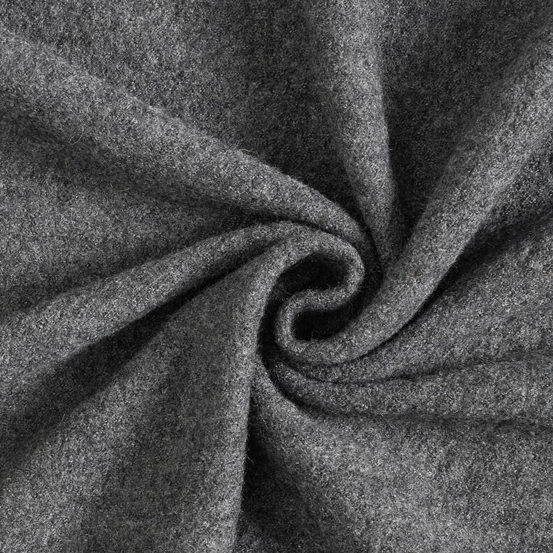 Leichter Viskose-Wollmix-Strickstoff – dunkelgrau,  image number 1