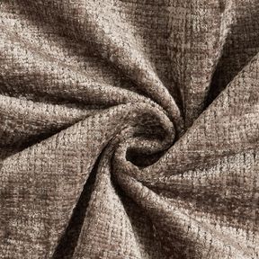 Polsterstoff Chenille Uni – taupe, 