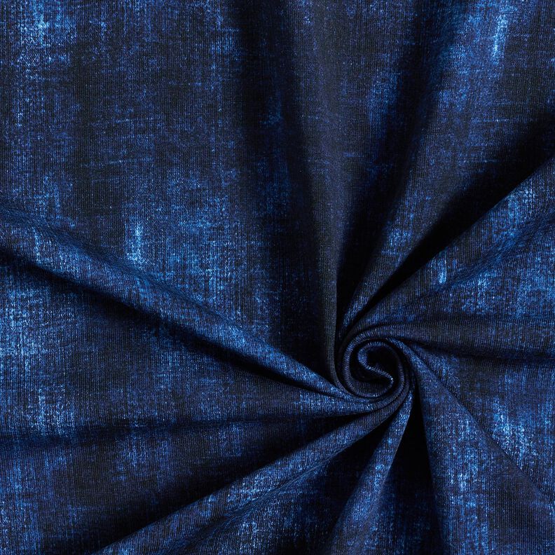 Baumwolljersey Jeansoptik | Glitzerpüppi – nachtblau/indigo, image number 3