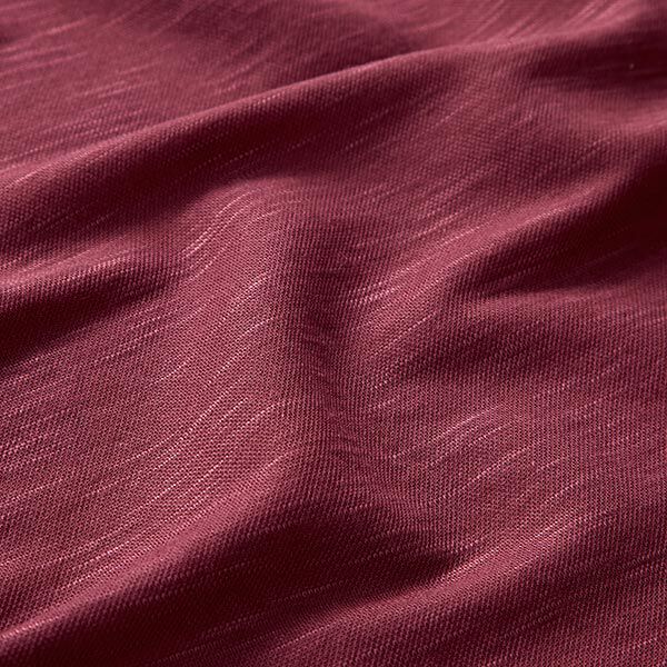 Feinstrick Viskose Leinenlook – beere | Reststück 120cm