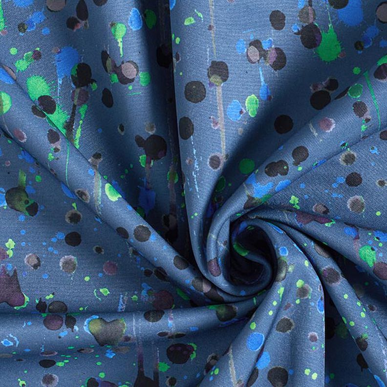 Softshell verlaufende Klekse Digitaldruck – jeansblau/grasgrün,  image number 4