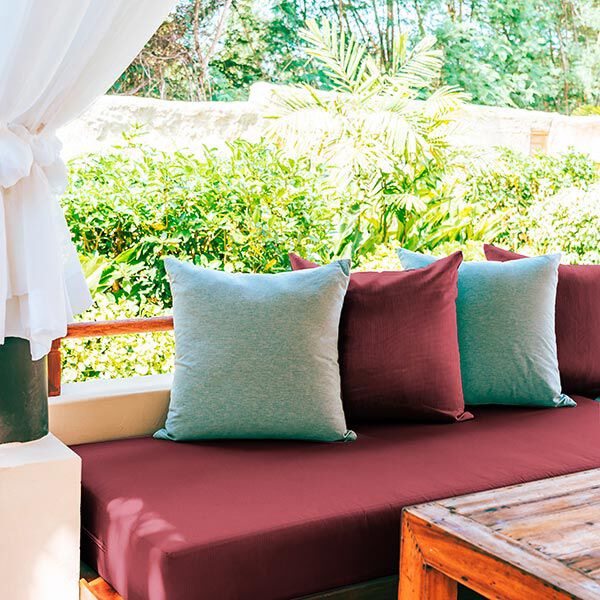 Outdoorstoff Panama Uni – bordeauxrot, image number 5